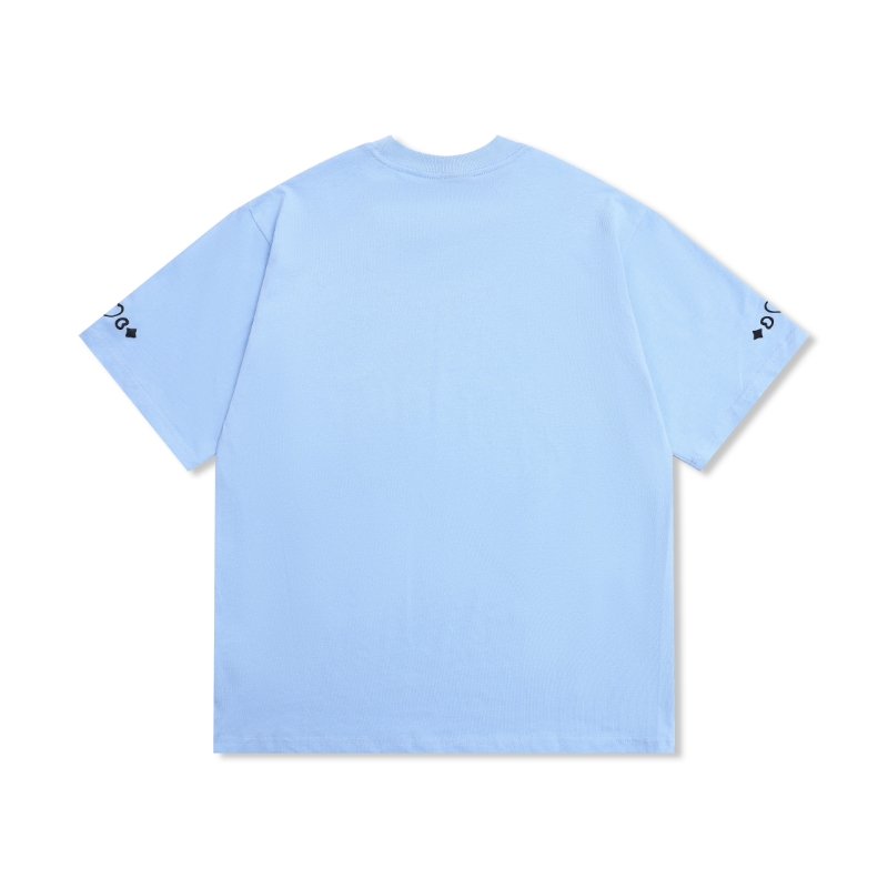 Summer New Release! Focus Storm Sweet Style Cartoon Cute Heart Print Loose Short Sleeve T-Shirt 91090# zx - Focus Storm