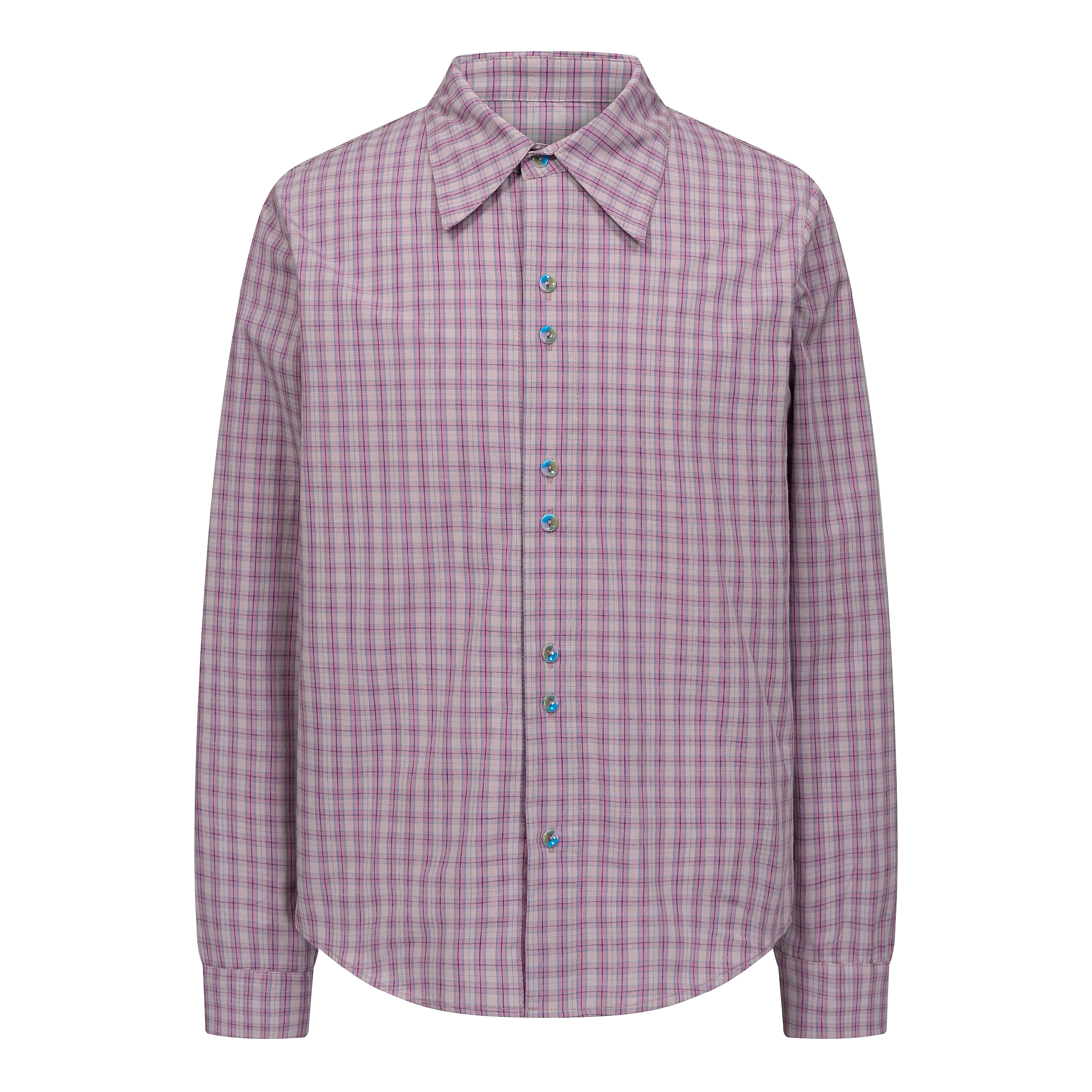 Focus Storm Relaxed Old Money Style Plaid Unisex Casual Loose Shirt Jacket 79997# zx - Focus Storm