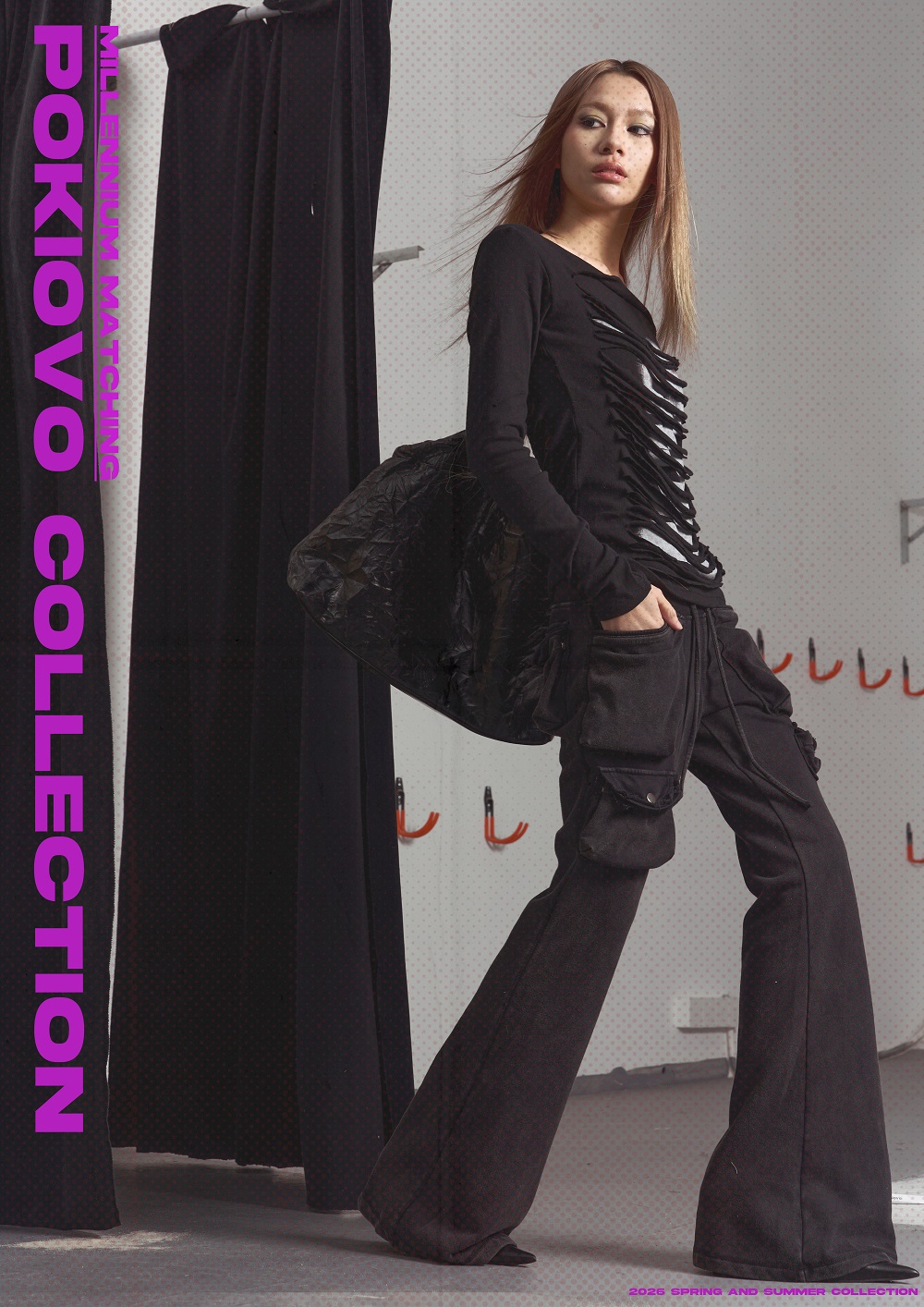 2026 Early Spring! Focus Storm American Vintage Heavy-Duty Washed Distressed Cargo Drawstring Women's Casual Versatile Flared Sweatpants R5085# zx - Focus Storm