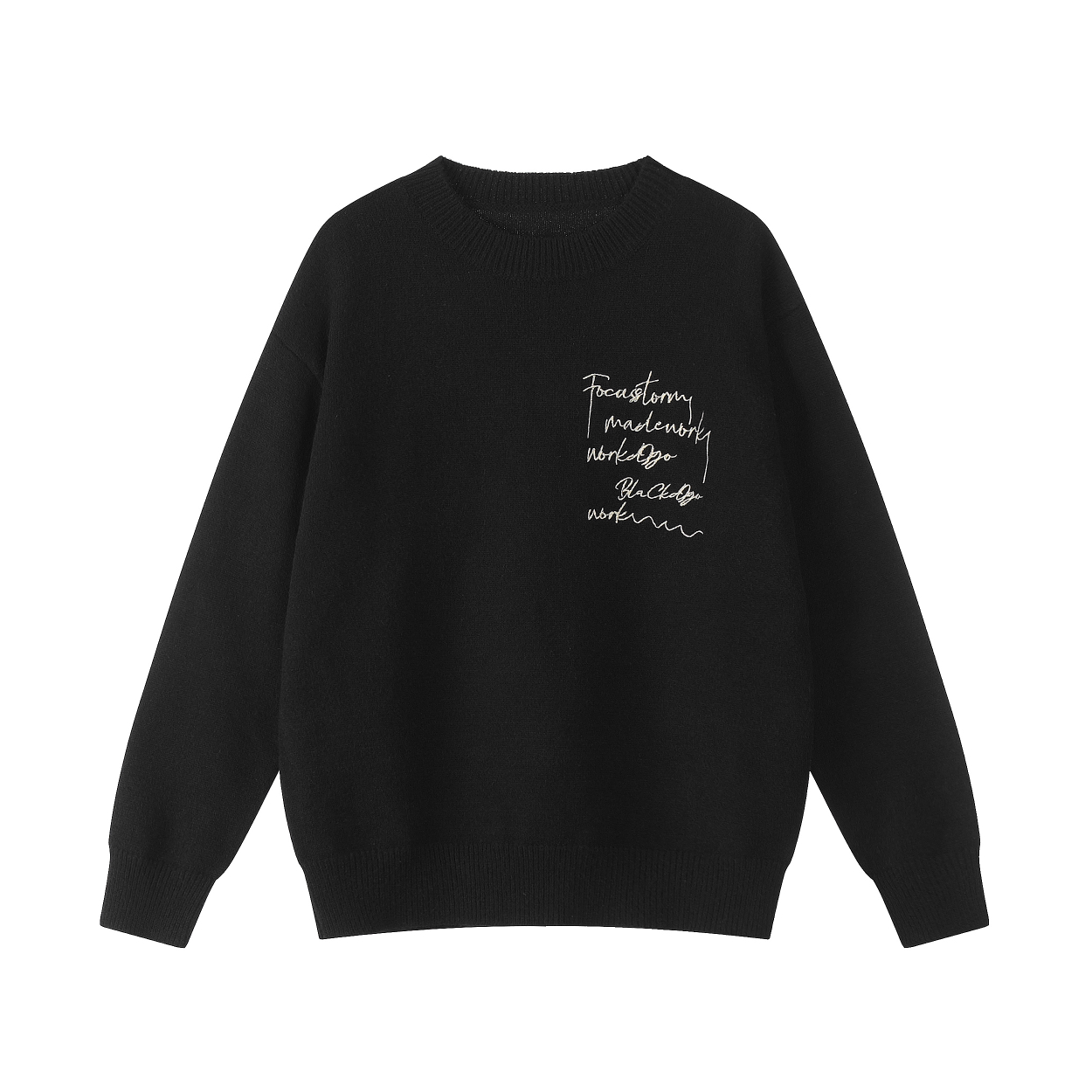 Focus Storm Korean Fashion Loose Versatile Warm Sweater 60657# zx - Focus Storm