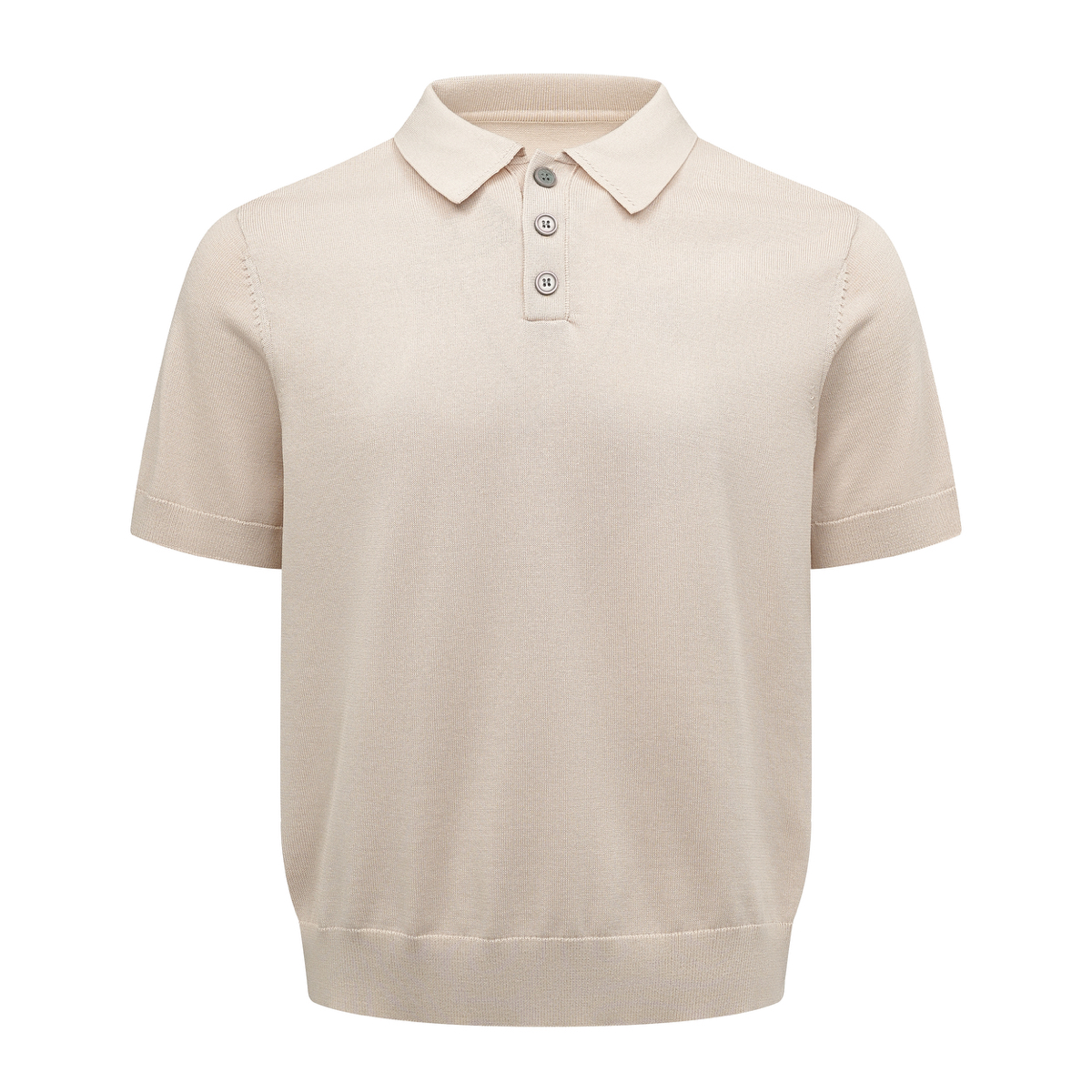 Focus Storm Minimalist Versatile Short Sleeve T-Shirt Half-Placket Knitted POLO Shirt 62618# zx - Focus Storm