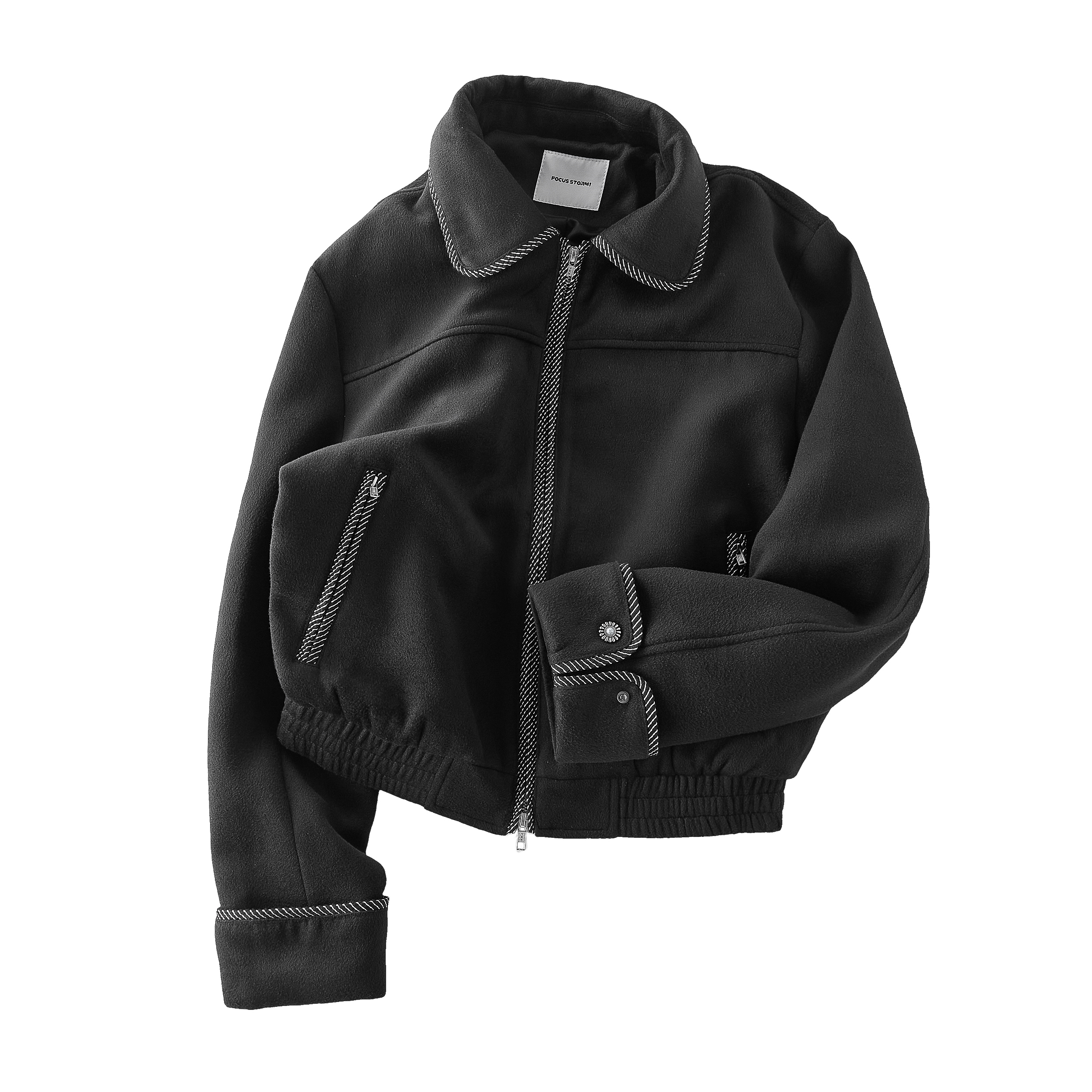 Focus Storm American Vintage Lapel High-End Loose Short Jacket 70018X# zx - Focus Storm