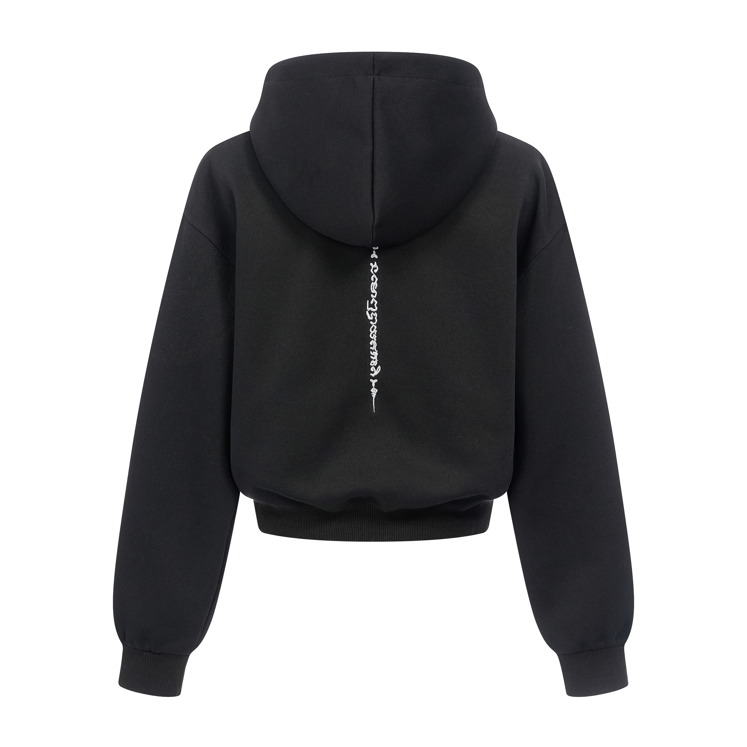 Focus Storm American Vintage Letter Embroidered Hoodie Women's Loose Short Style Spicy Girl Top Sweatshirt R8009# zx - Focus Storm