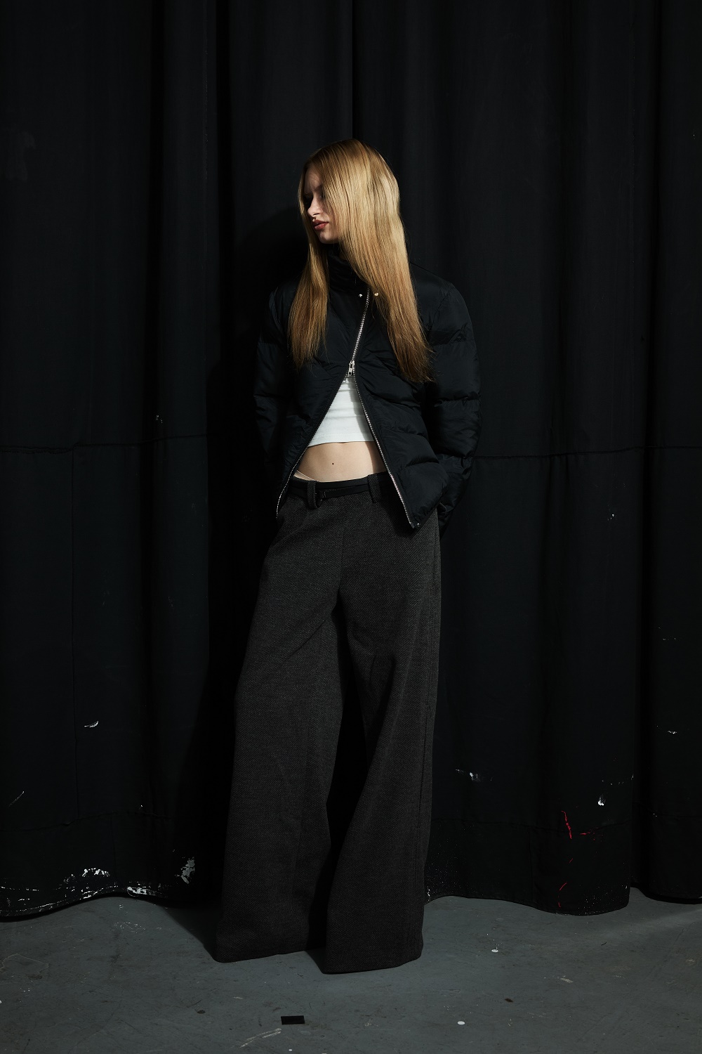 Focus Storm American Retro Air Layer Puffer Jacket Unisex Hooded Winter Thickened Warm Padded Jacket R7093# zx - Focus Storm