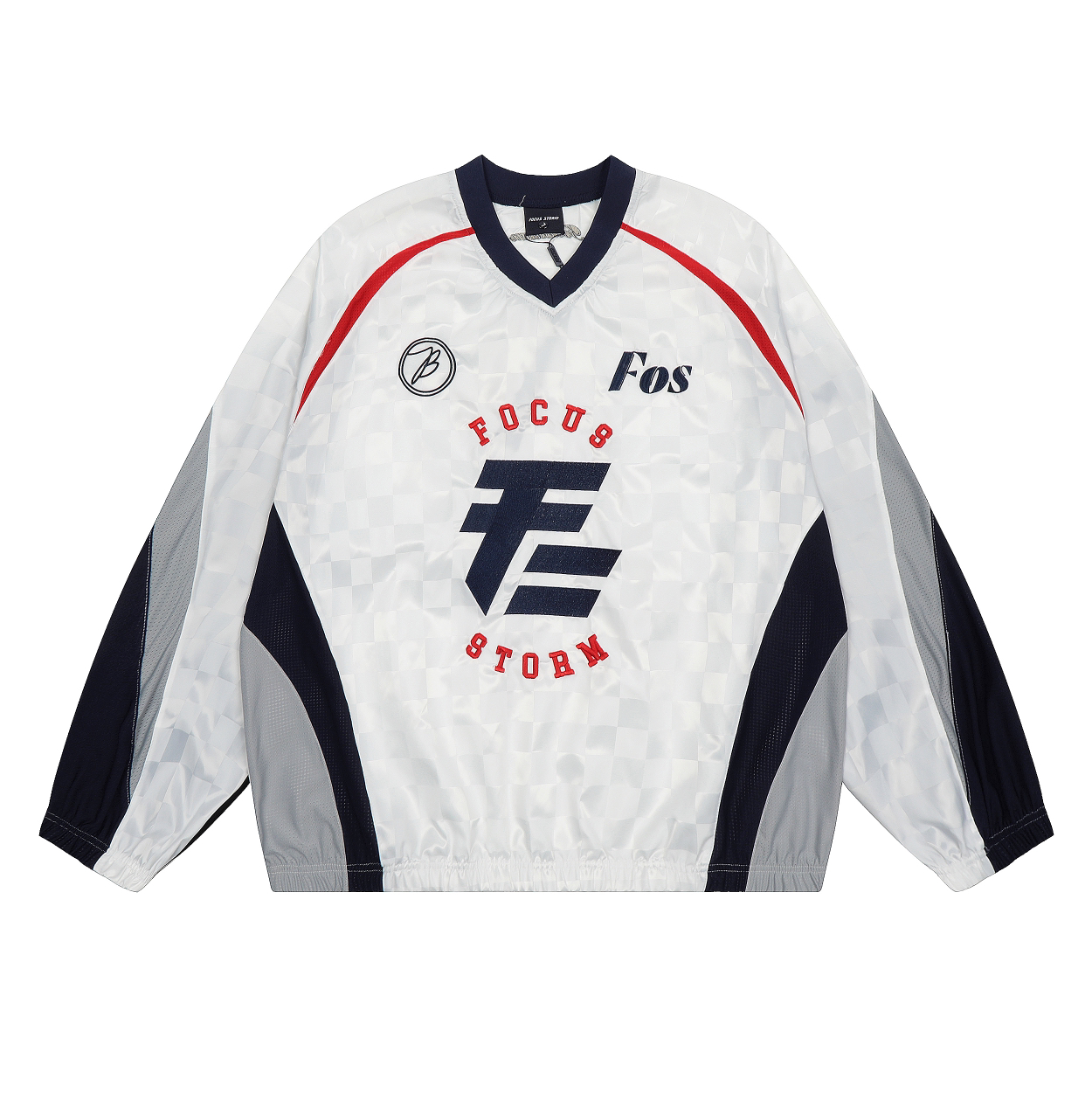 Focus Storm American Streetwear Embroidered Sweatshirt 78003# zx - Focus Storm