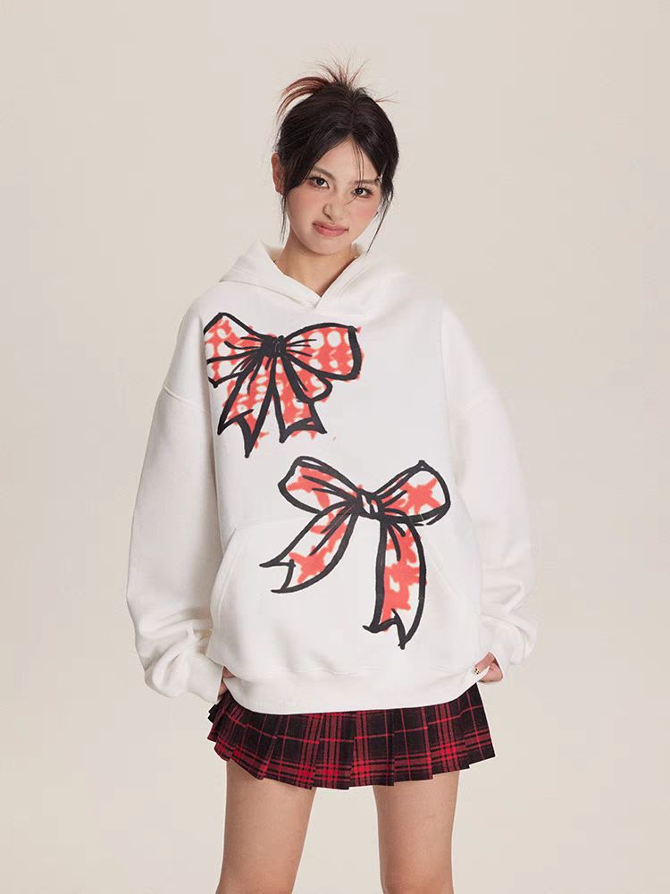 Focus Storm American Vintage Butterfly Hooded Sweatshirt 86021# zx - Focus Storm