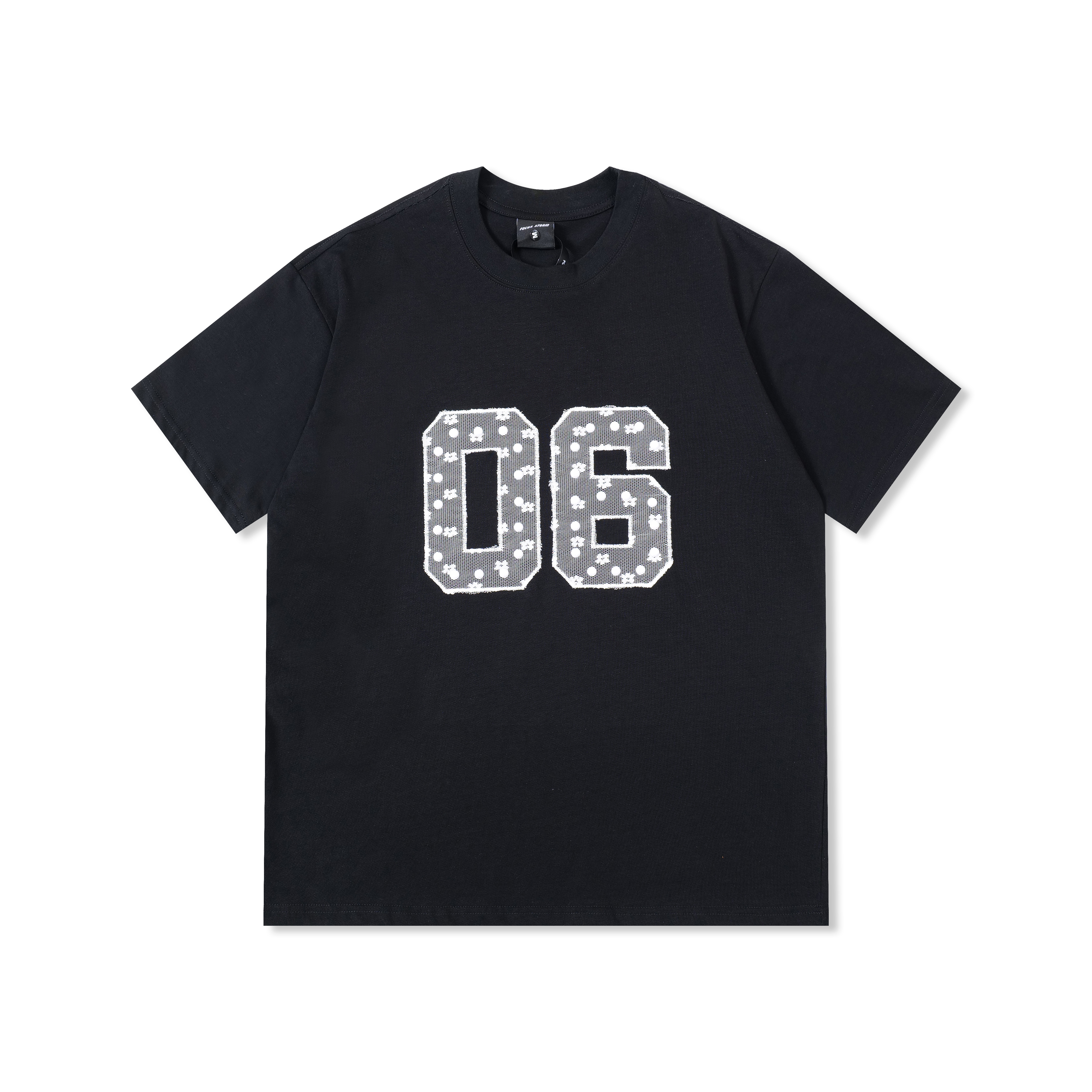 Focus Storm Summer New Guochao Letter Print Casual Short Sleeve T-Shirt 91098# zx - Focus Storm