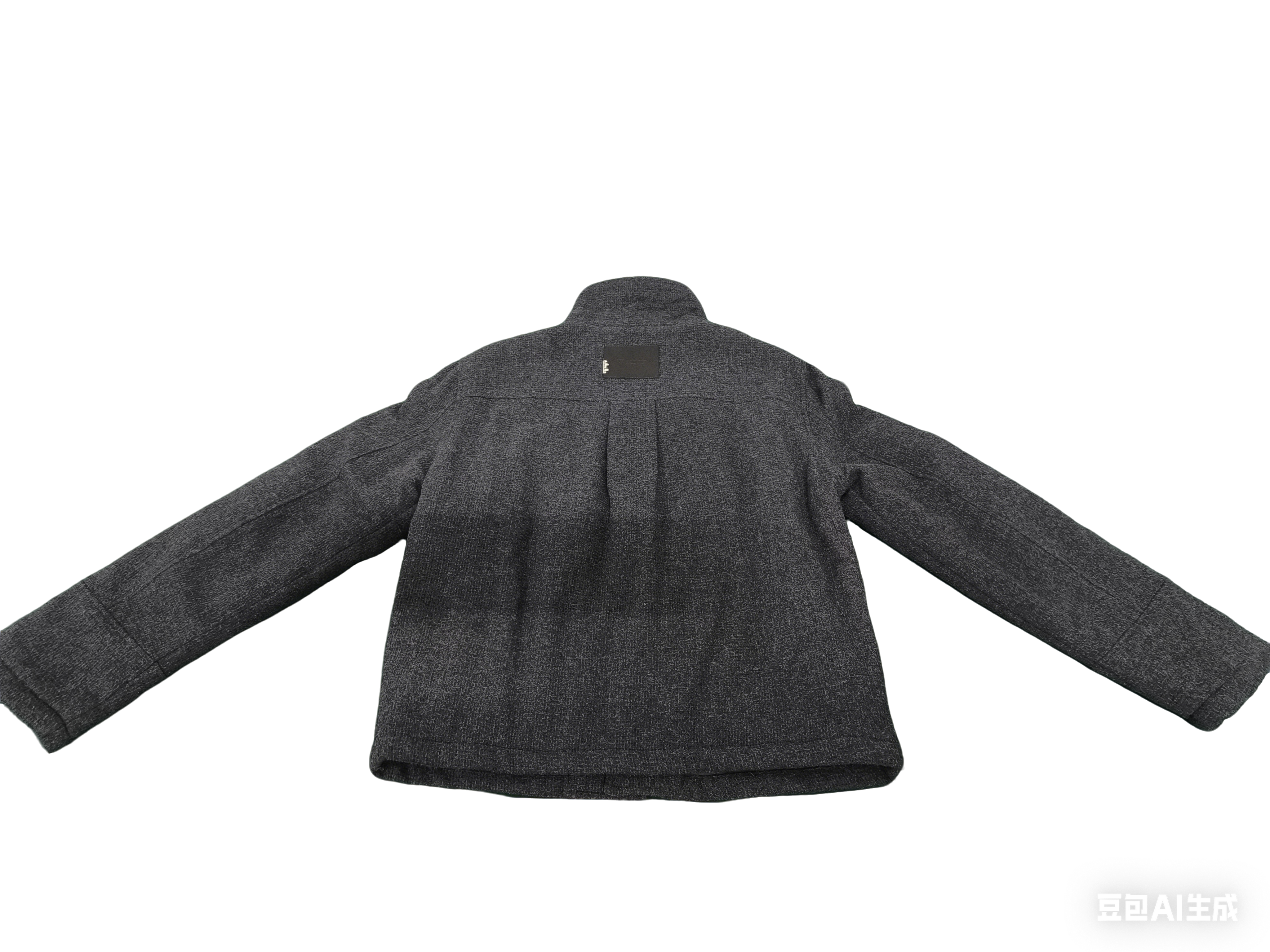 Focus Storm Old Money Style Vintage Wool-Blend Men's Winter Jacket, Sophisticated Shirt-Collar Short Padded Coat 70027X# zx - Focus Storm