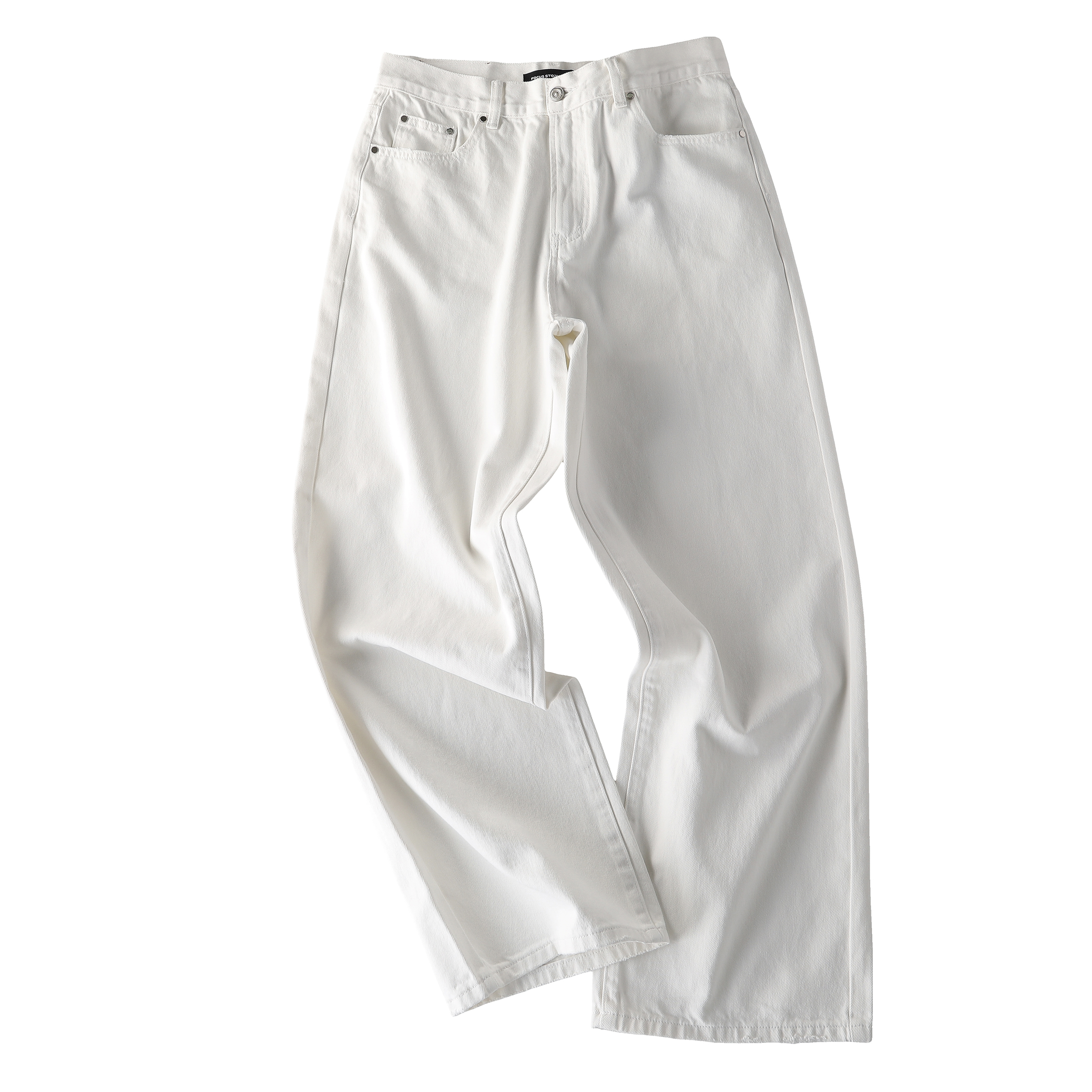 2026 Early Spring! Focus Storm Straight-Leg Casual Pants Spring Loose-Fit Versatile Jeans 88055# zx - Focus Storm