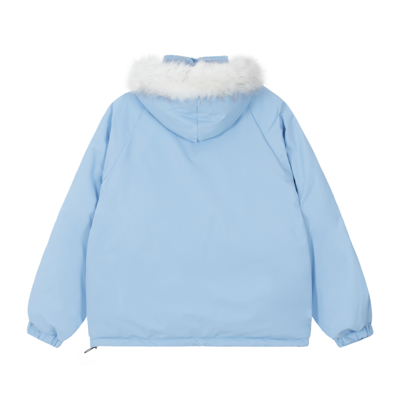 Focus Storm American Retro Unisex Versatile Patchwork Faux Lambswool Warm Padded Jacket 75609# zx - Focus Storm