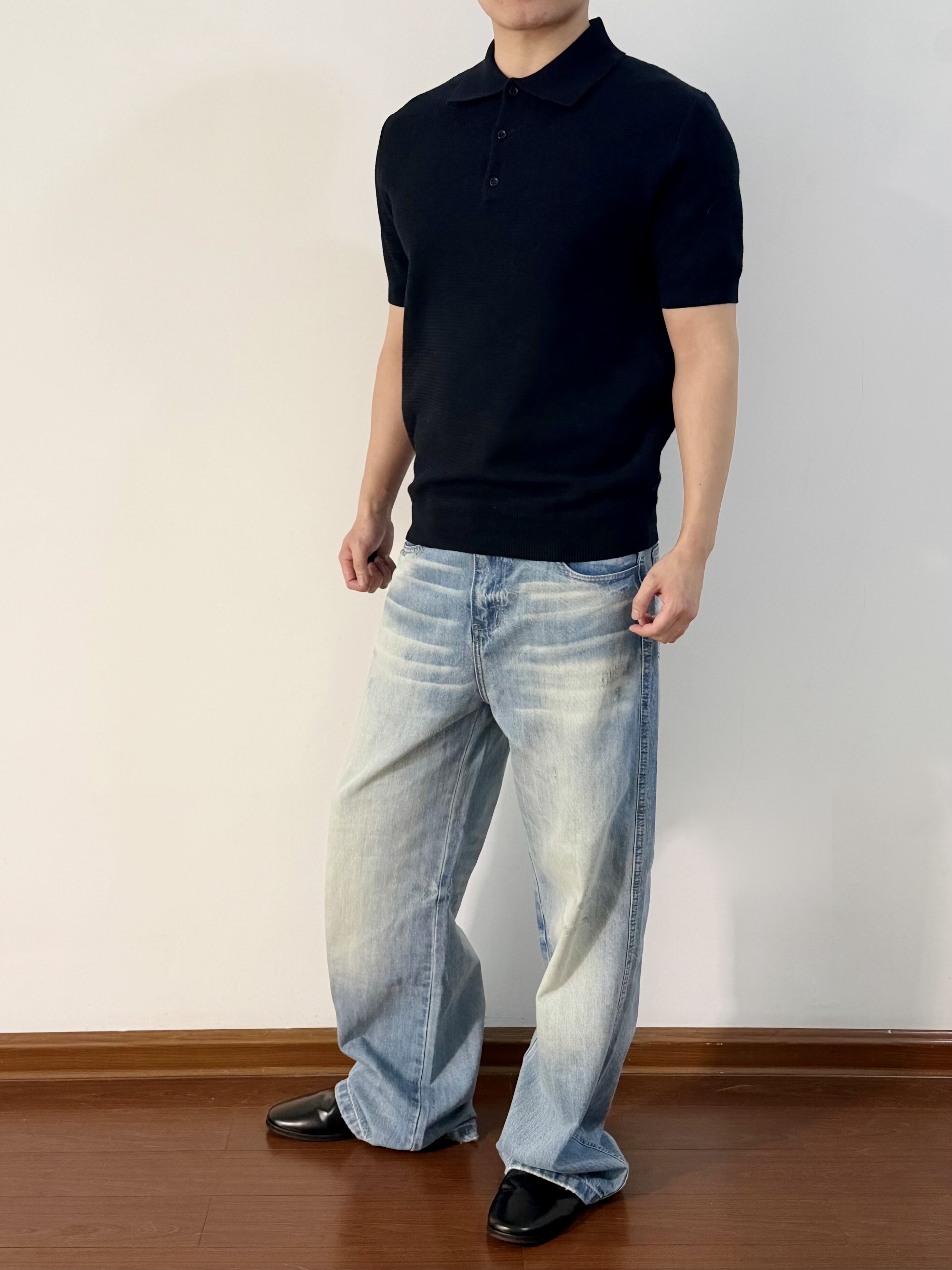 2026 [FOCUS STORM] Old Money Style Short Sleeve POLO Shirt Men's Summer Business Casual Minimalist Versatile Commuter Lapel Knitwear 88053# zx - Focus Storm