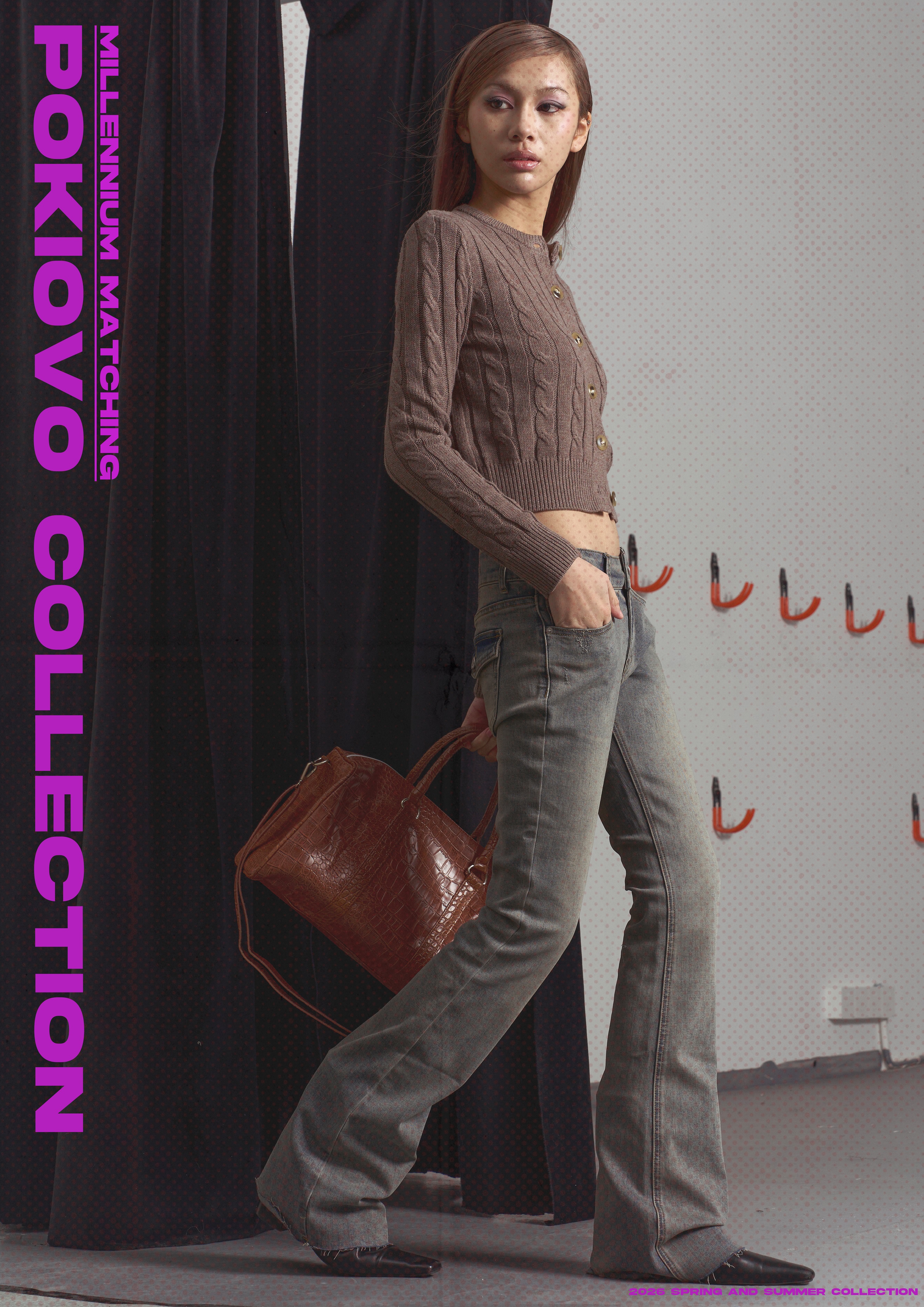 Early Spring 2026! Focus Storm Vintage Round Neck Knitted Cardigan - New Designer Single-Breasted Slimming Versatile Knitwear R6056# zx - Focus Storm