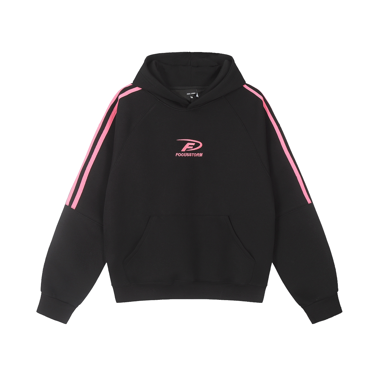 Focus Storm American-Style Triple-Stripe Embroidered Hoodie 88811# zx - Focus Storm