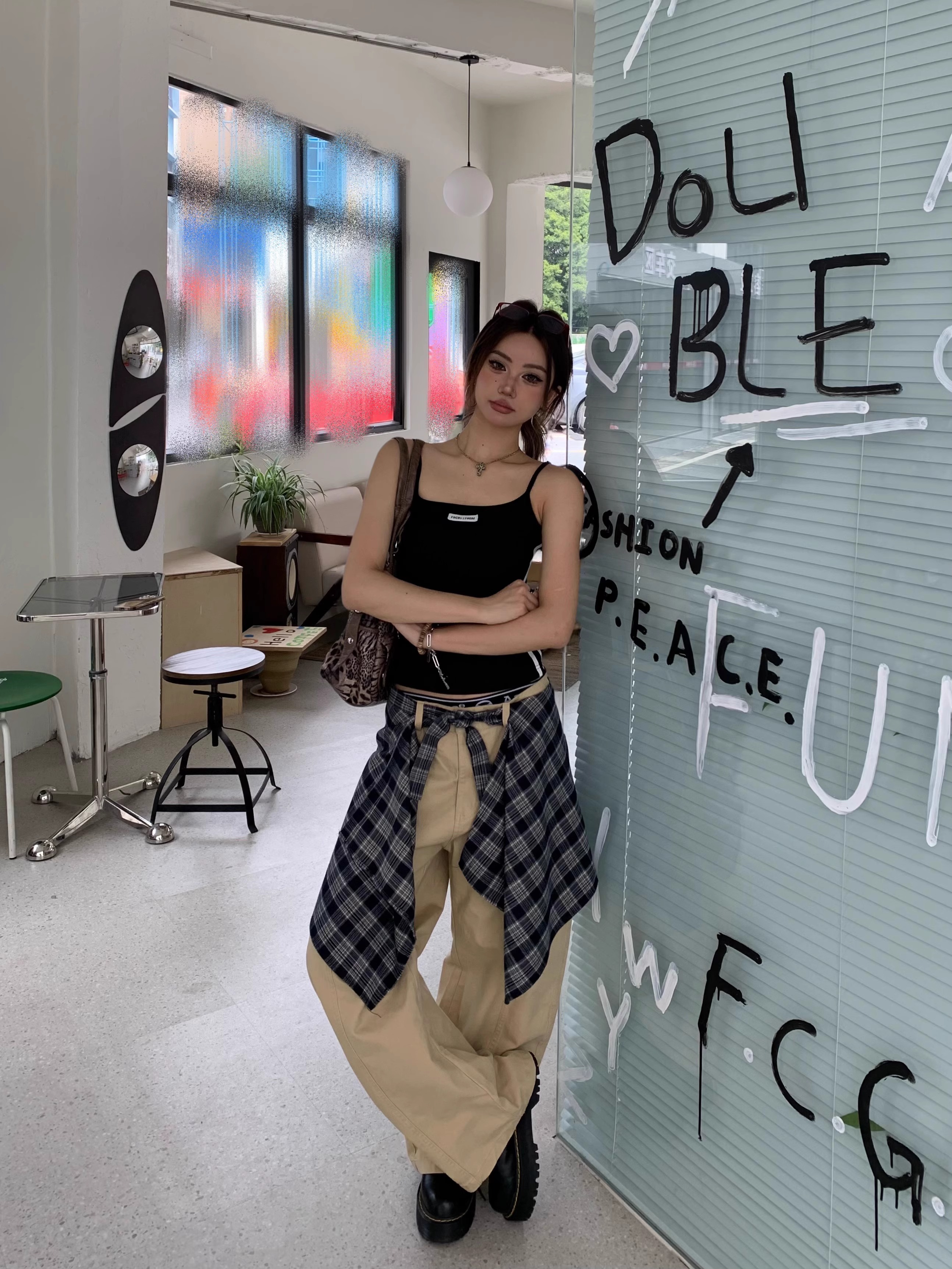 Focus Storm American Vintage Striped Cami Slim-Fit Athletic Style Tank Top 91003# zx - Focus Storm