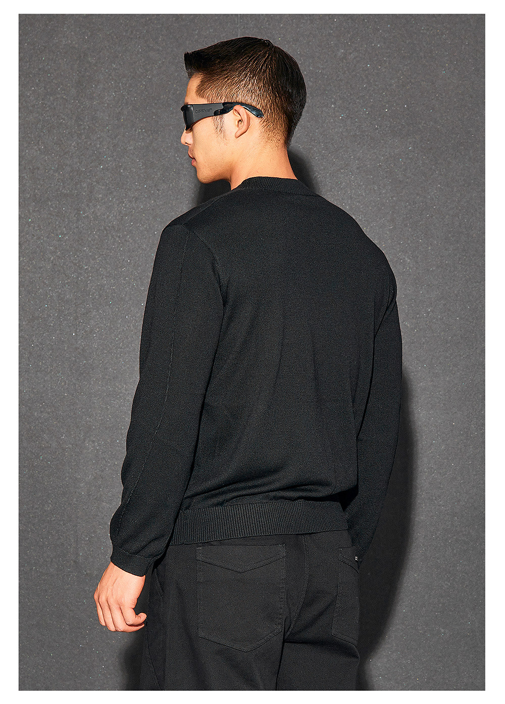 2026 Early Spring! Focus Storm Minimalist V-Neck Long Sleeve Knitted Men's Pullover Trendy Casual Knitwear (contains 6% wool) 69998# zx - Focus Storm