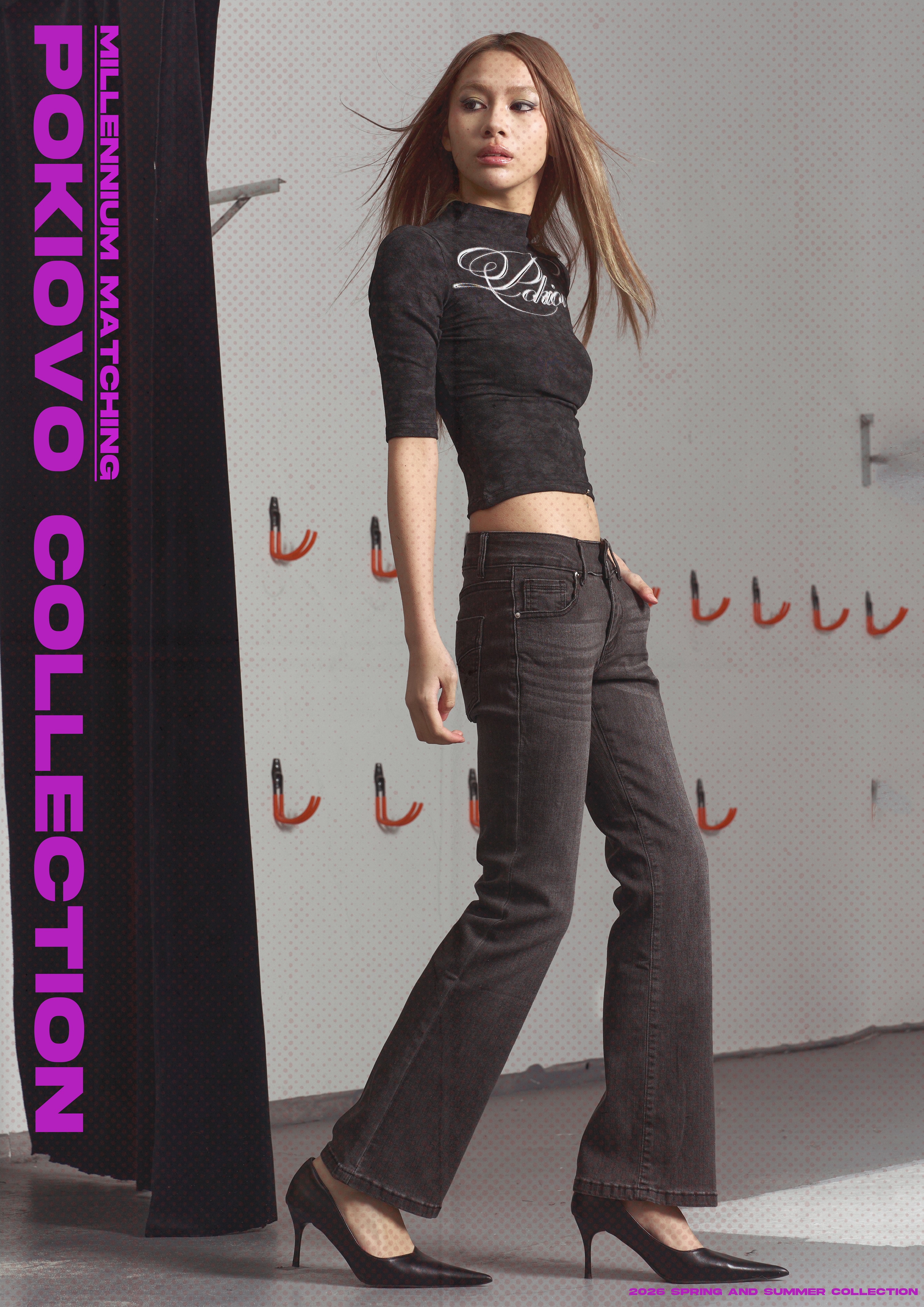 2026 Early Spring! Focus Storm Tie-Dye High-Collar Mid-Sleeve Top R91223# zx - Focus Storm